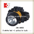 color changeable head light for camping usage emergency led head lamp